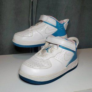 Nike Air Jordan Fusion 6 Girls Shoes Size 8C White Pink Turquoise
